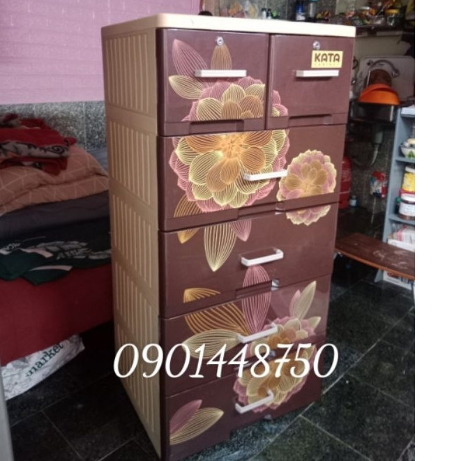 TỦ NHỰA DUY TÂN KATA MÀU NÂU MỚI 2023