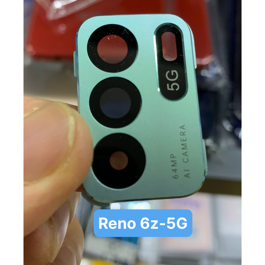 Bộ xương vỏ, lưng viền, miếng lưng, kính camera oppo Reno 6z - 5G / kèm phím bấm - khay sim