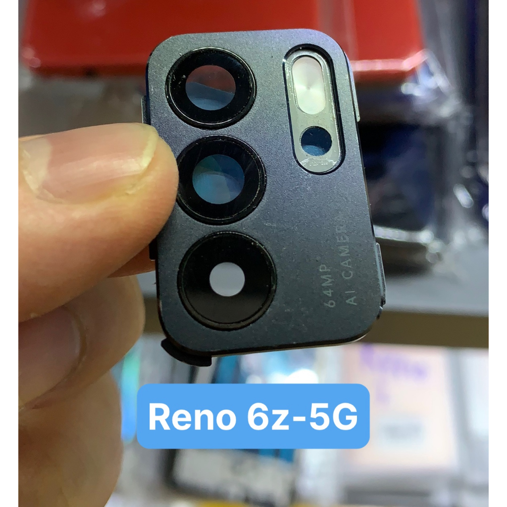 Bộ xương vỏ, lưng viền, miếng lưng, kính camera oppo Reno 6z - 5G / kèm phím bấm - khay sim