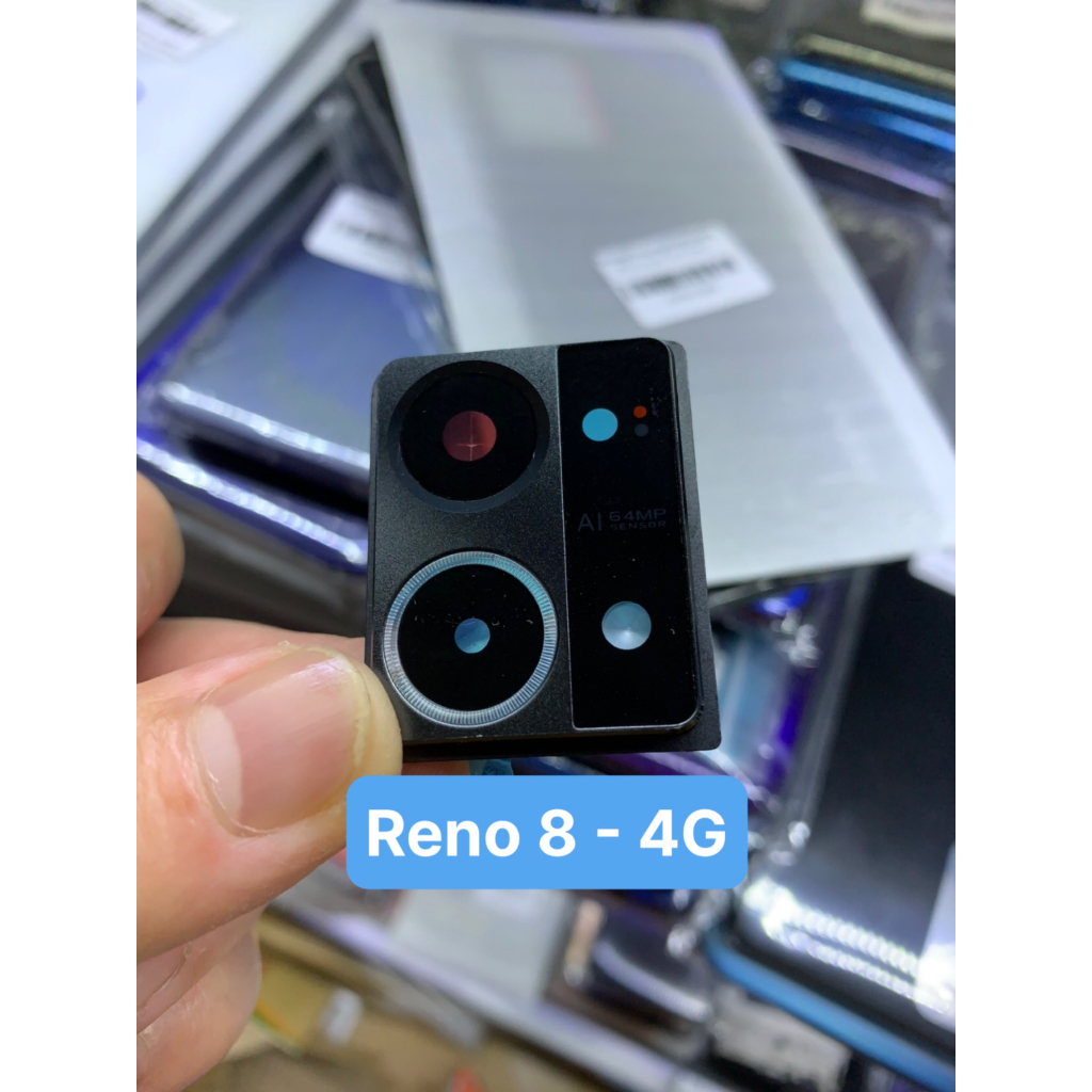 Bộ xương vỏ, kính lưng, khung xương, kính camera oppo Reno 8 - 4G / tặng kèm phím bấm, lưng zin sẵn keo