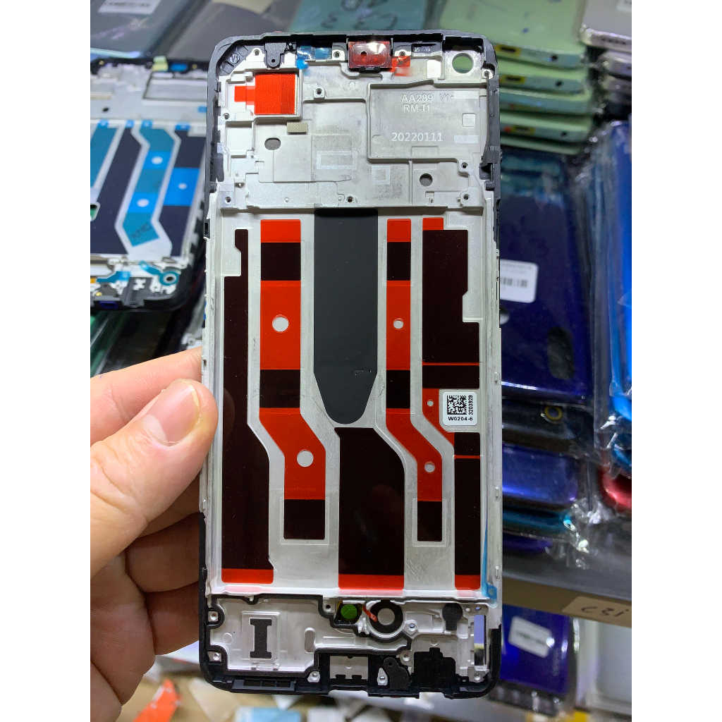 Bộ xương vỏ oppo Reno 8z, full khung xương, lưng, viền, kính cam, phím bấm