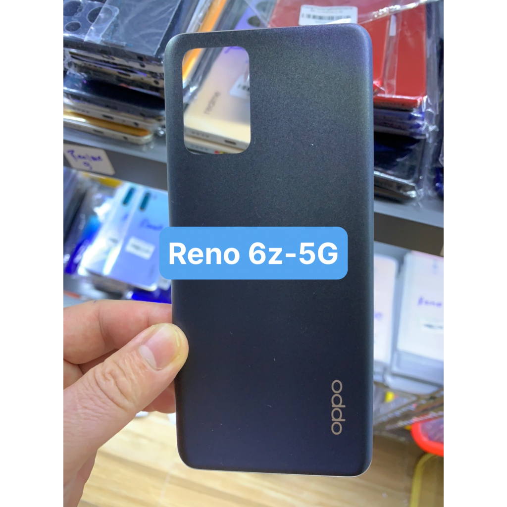 Bộ xương vỏ, lưng viền, miếng lưng, kính camera oppo Reno 6z - 5G / kèm phím bấm - khay sim