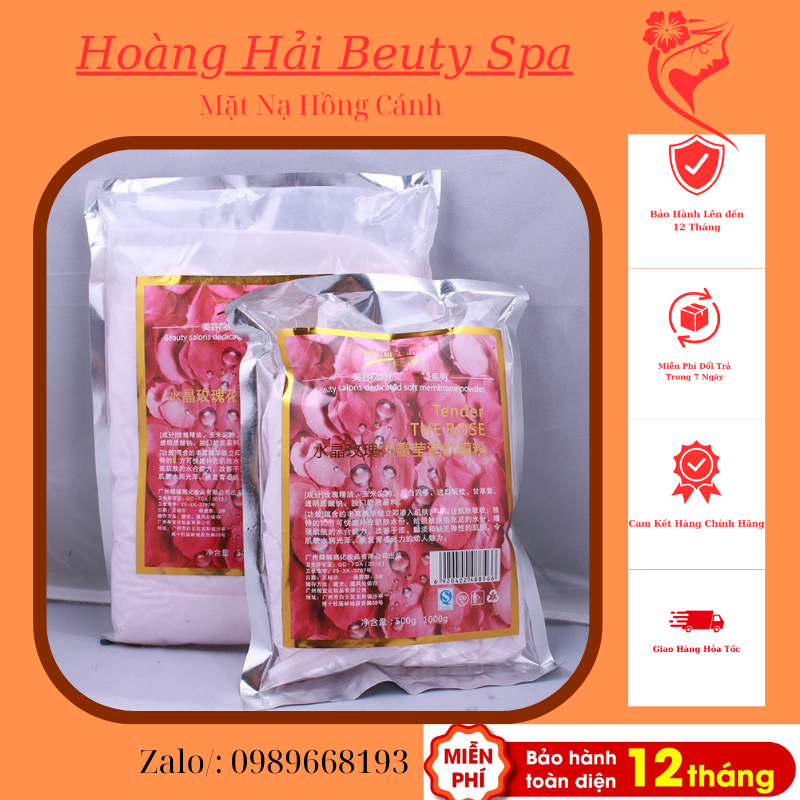 Mặt Nạ Hồng Cánh. Bột Mặt Nạ Hoa Hồng Colagen. Bột Mặt Nạ Noa Hồng Cánh Gói. Mặt Nạ Noa Hồng Cánh Colagen Cao Cấp