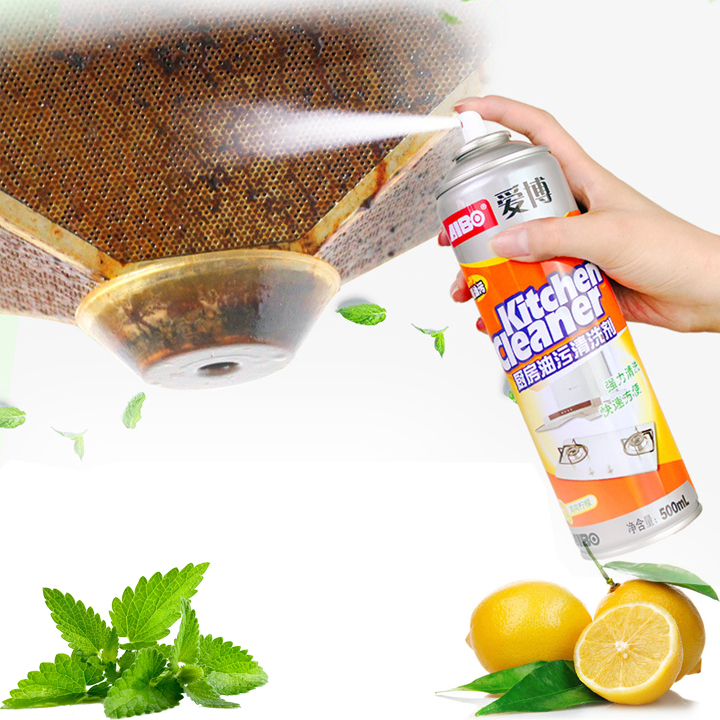 Chai xịt tẩy rửa bếp Kitchen Cleaner bọt tuyết hương chanh tẩy sạch mọi vết bẩn. Bình xit tẩy rửa nhà bếp đa năng