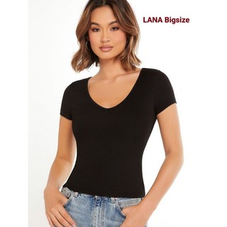 [BIGSIZE TỪ 55-90KG] Áo thun gân tăm , áo cổ tim