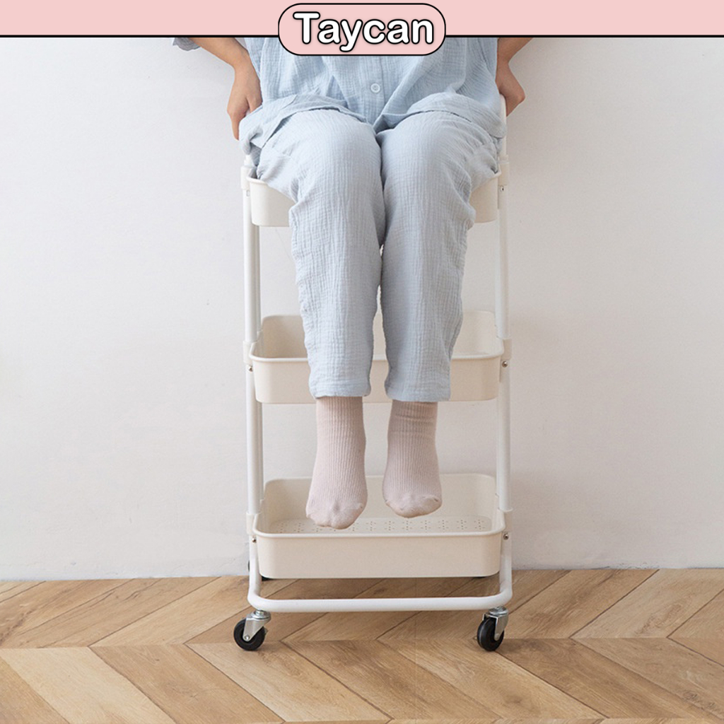 Kệ Spa đa năng TAYCAN 3 tầng có bánh xe