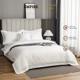 Bộ ga trải giường chuyên khách sạn vila EMPIRE Chất cotton T400 Mát mịn chuẩn khách sạn 5 sao- Bình Châu Bedding & Decor