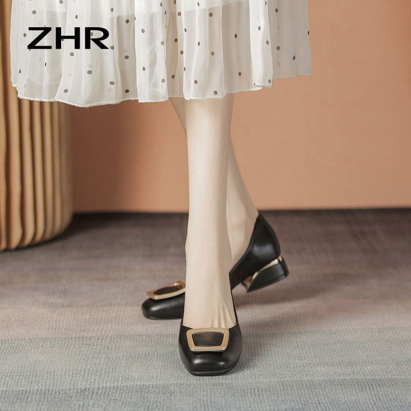 Giày búp bê ZHR chính hãng cao cấp đế 3cm nhẹ, êm chân