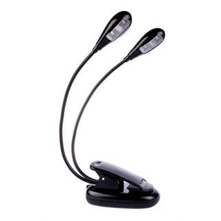 Đèn đọc sách mini 4 led 2 râu siêu sáng sử dụng pin hoặc cắm điện DL02