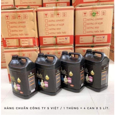 Nước Giặt Xả Paris Hương Nước Hoa 5000ml, Nước Giặt Paris, Không Hoá Chất, An Toàn Cho Da, Tẩy Siêu Sạch