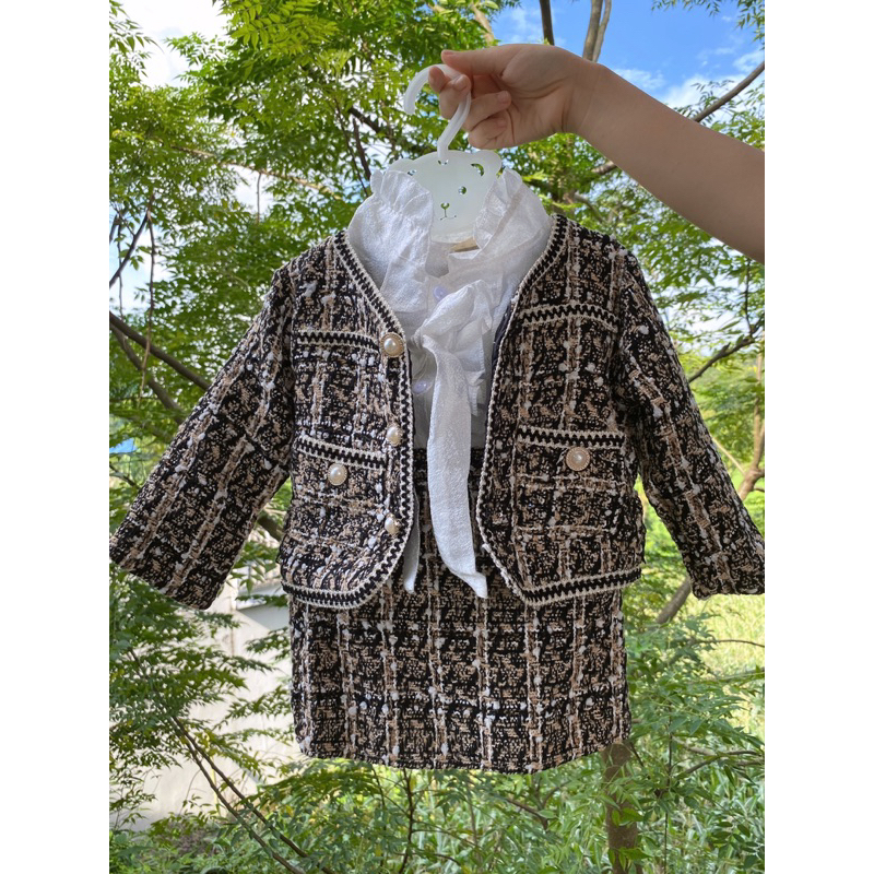 Sét dạ cao cấp 3 chi tiết cho bé gái