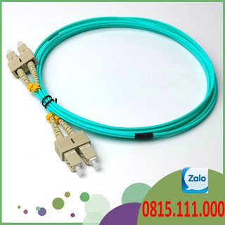 Dây nhảy quang multimode sc/pc-sc/pc mm , om3, duplex dài 3 mét