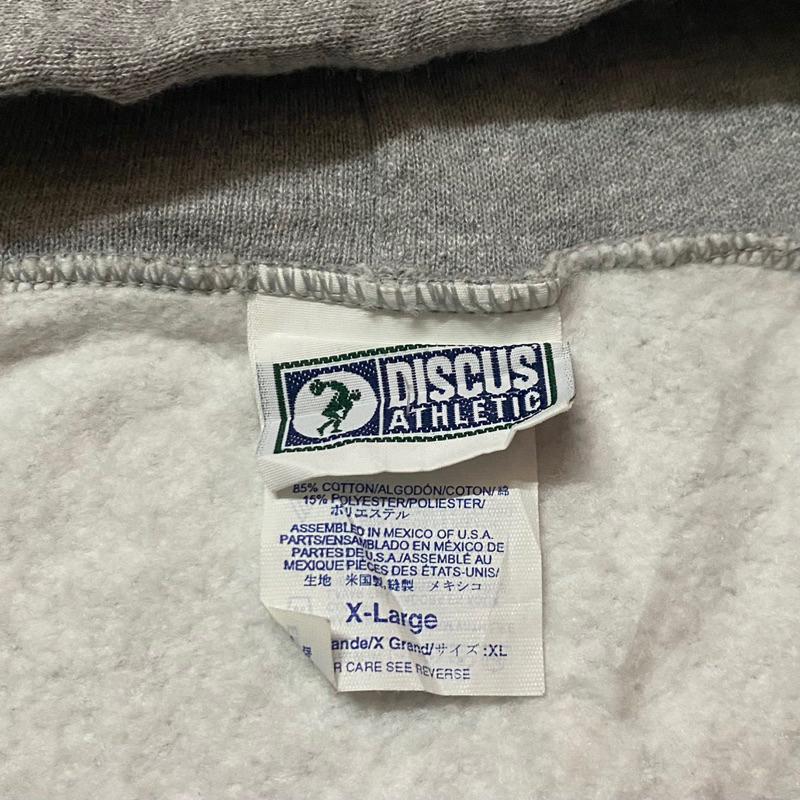 Áo Hoodie Zip Mỹ 2hand Siêu Phẩm Hiệu DISCUS Size XL Độ Mới Cao Vải Dày