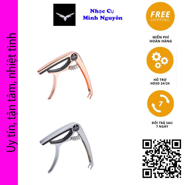 Capo guitar cho đàn Acoustic và Classic bằng thép chất lượng cao