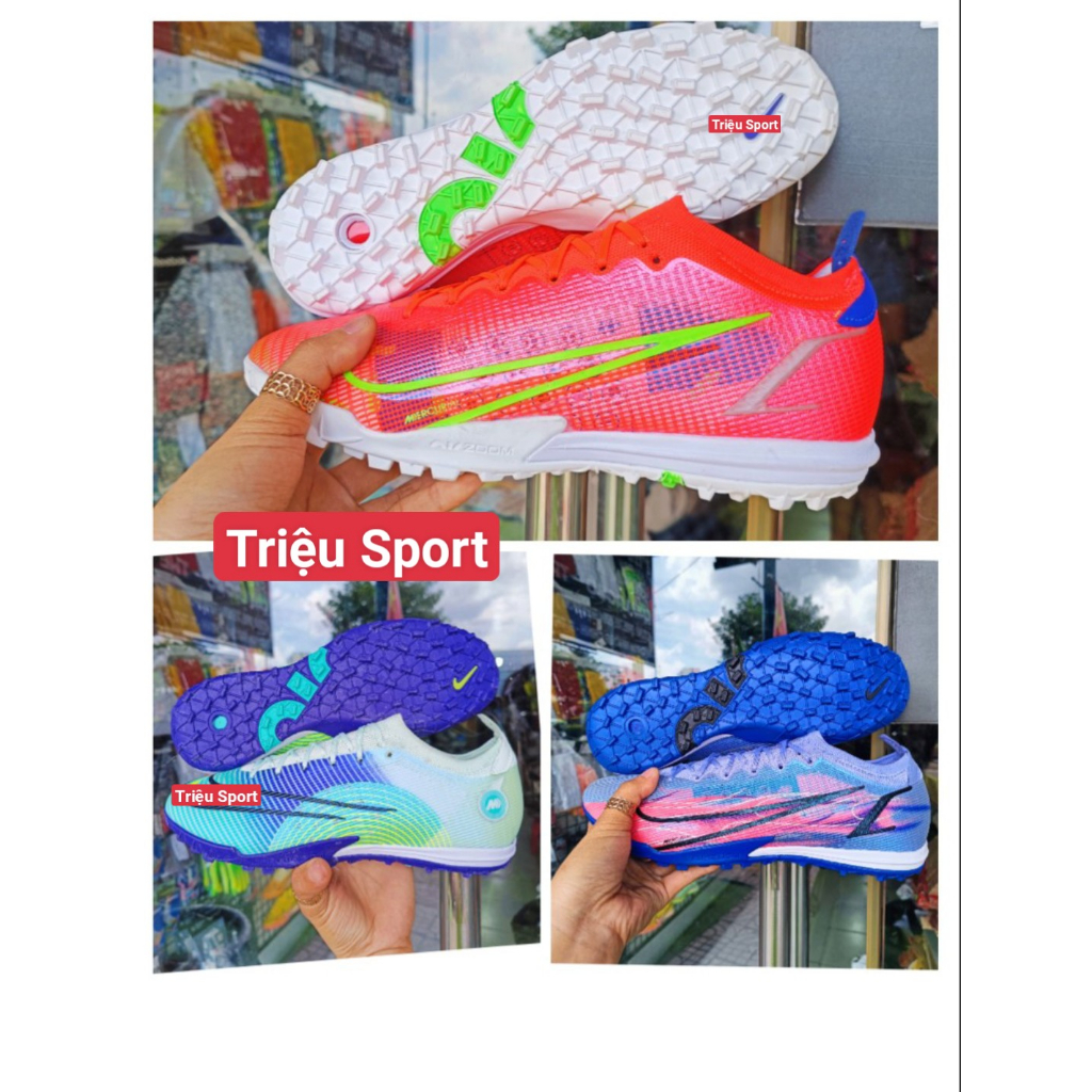 giày đá bóng Mercurial Vapor 14 elite tf ( tặng khâu đế free trọn đời )