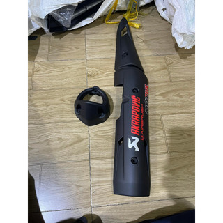 Ốp bô chụp đích bô exciter150 màu đen nhám chữ đỏ