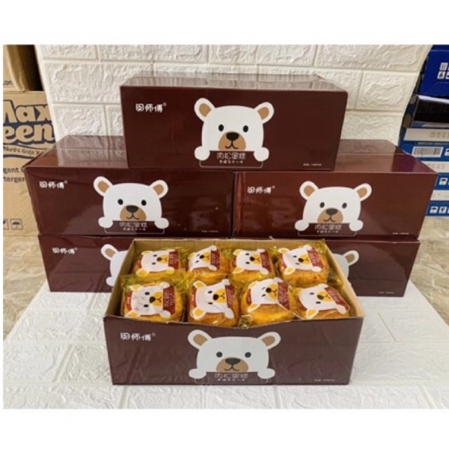 Bánh gấu phủ ruốc thơm ngon