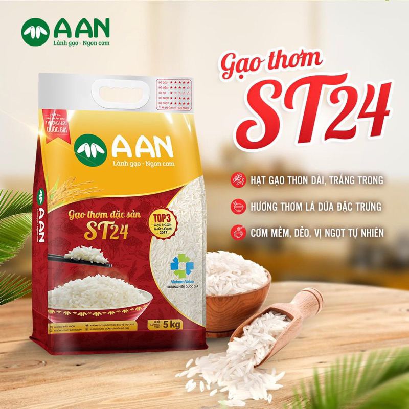 ST24 chính hãng AAN túi 5kg