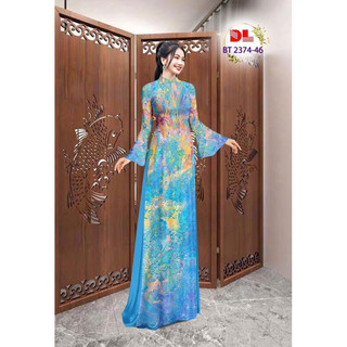 Vải áo dài in 3D