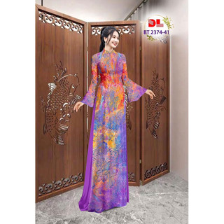 Vải áo dài in 3D