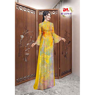 Vải áo dài in 3D