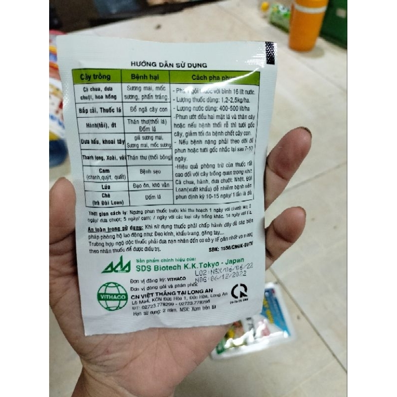 DACONIL 75WG - GÓI 15G