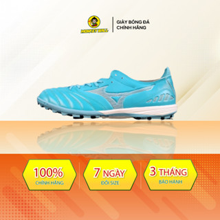 Giày bóng đá nam Mizuno Morelia Neo 3 Pro AS Chính hãng - Xanh Ngọc/Vàng đồng/Trắng bạc - Da Kangaroo