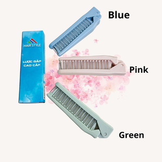 Combo 3 lược chải tóc, lược chải tóc mini gấp gọn gỡ rối có masage đầu chải tóc xoăn