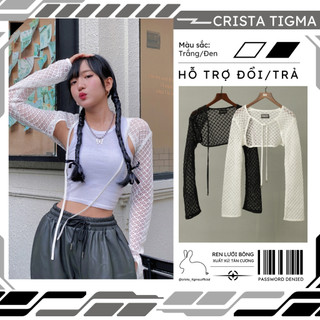 Áo khoác ren lưới nữ ngắn Bolero Chessie - by Crista Tigma