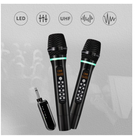 Micro Hát Karaoke Không Dây Đa Năng Rayco S-311B - Hàng chính hãng - Bảo hành toàn quốc 12 tháng