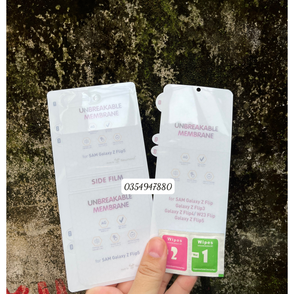 Dán PPF nhám chống bám vân tay cho Samsung Z Flip 5, Z flip 4, Z Flip 3