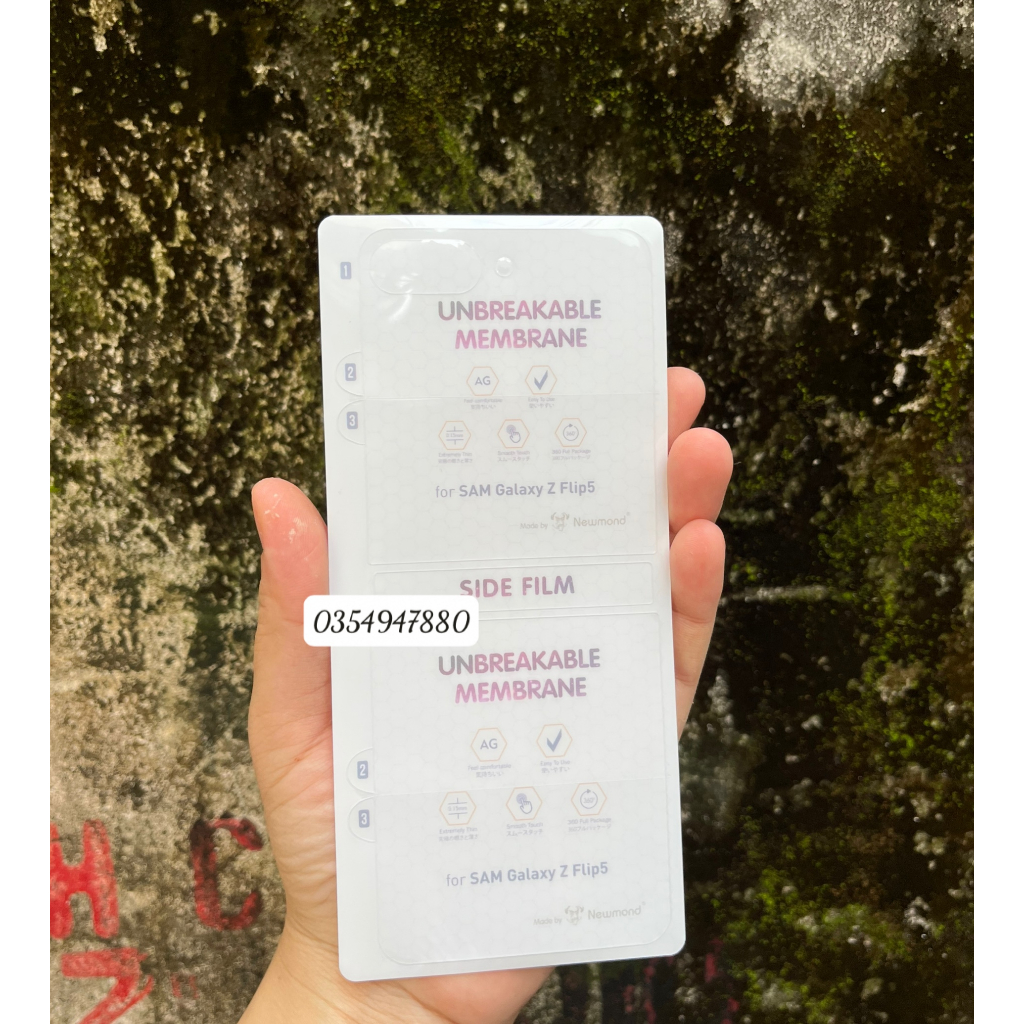 Dán PPF nhám chống bám vân tay cho Samsung Z Flip 5, Z flip 4, Z Flip 3