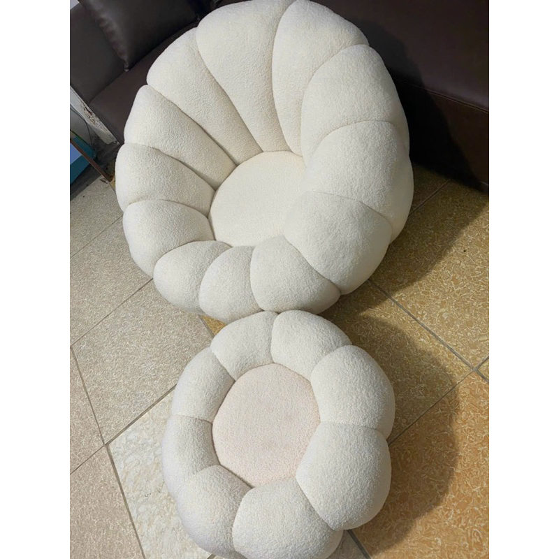 Ghế sofa thư giãn bí ngô kèm đôn