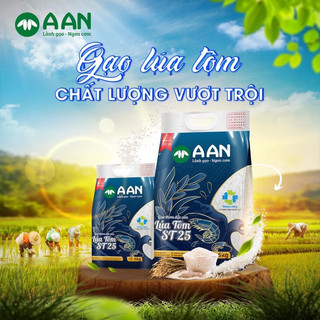 [CAM KẾT GIÁ TỐT NHẤT]Gạo ST25 AAN LÚA TÔM CAM KẾT CHÍNH HÃNG
