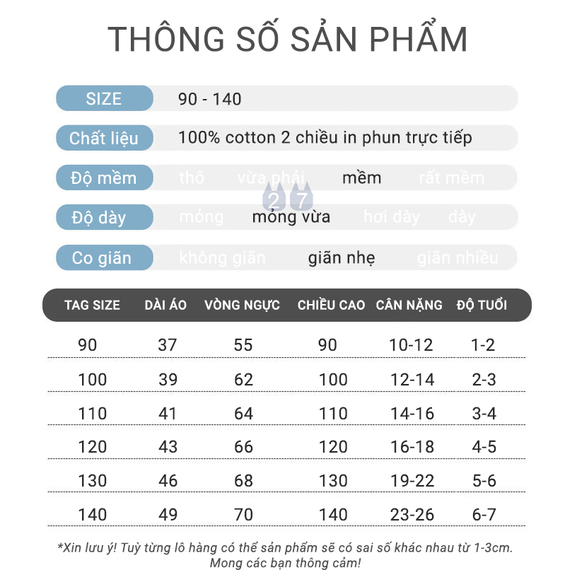Áo thun dài tay thu đông cho bé EROKIDS họa tiết khủng long chất cotton mềm mại mẫu mới 2023