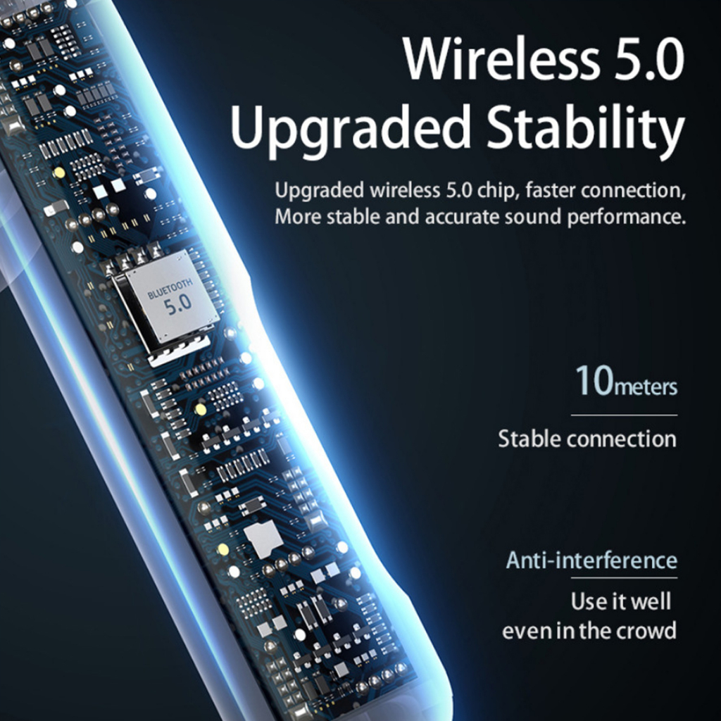 Tai nghe true wireless bluetooth 5.3 không dây Remax TWS 19 có mic đàm thoại cho các dòng máy chống ồn