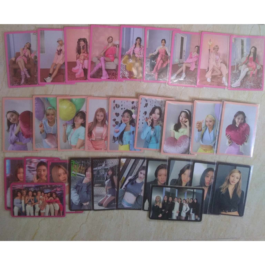 Card Pre TWICE hàng chính hãng official được chọn mem yêu thích