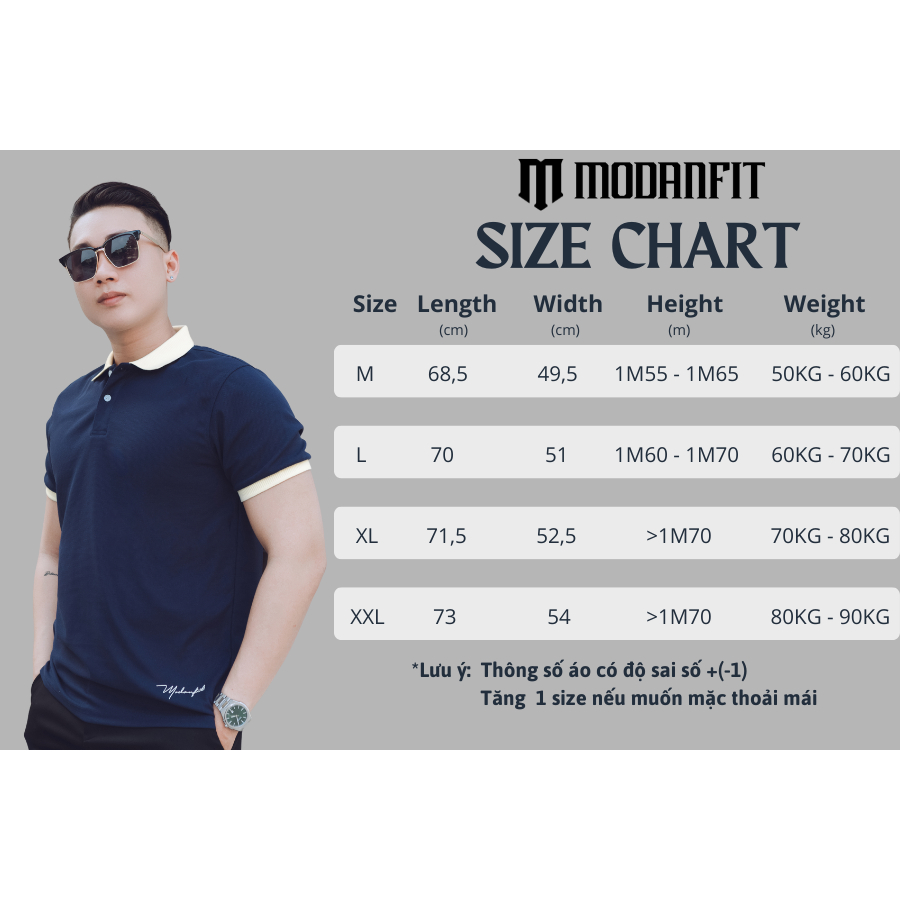 Áo polo nam BASIC SIGNATURE vải cotton cá sấu dệt thoáng mát, mềm mại, lịch lãm và sang trọng - MODANFIT