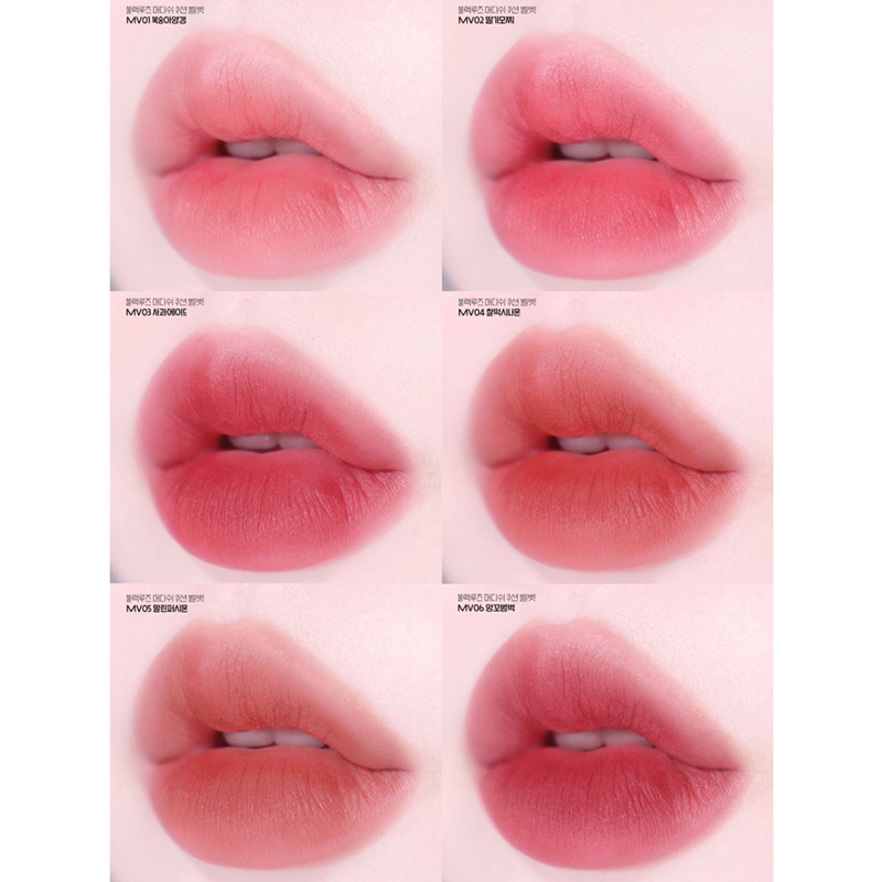 Son kem Black Rouge Muddish Cushion Velvet