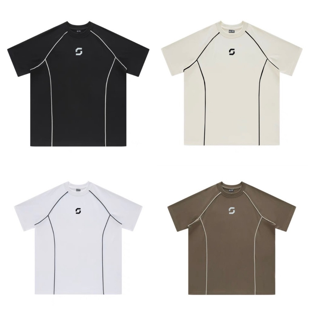 Áo Thun Raglan SAIGONESE Cotton Phối Line Unisex 4 Màu