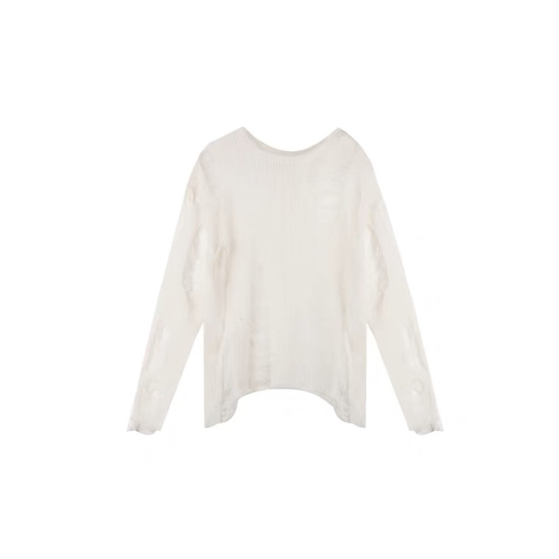 Áo len dệt kim mỏng rách HOT TREND ULZZANG lưới rách FASHIONITA 2023