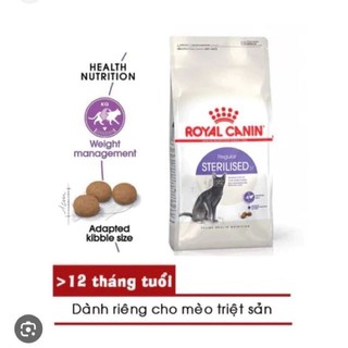 Hạt Royal canin Sterilised 2kg dành cho mèo triệt sản 2kg