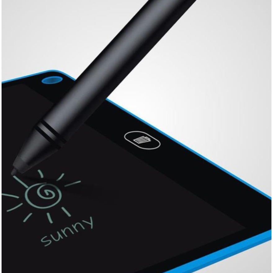 Bảng Viết Vẽ Điện Tử LCD Kèm Bút Và Sẵn Pin Tiện Ích Cho Bé 22x15cm