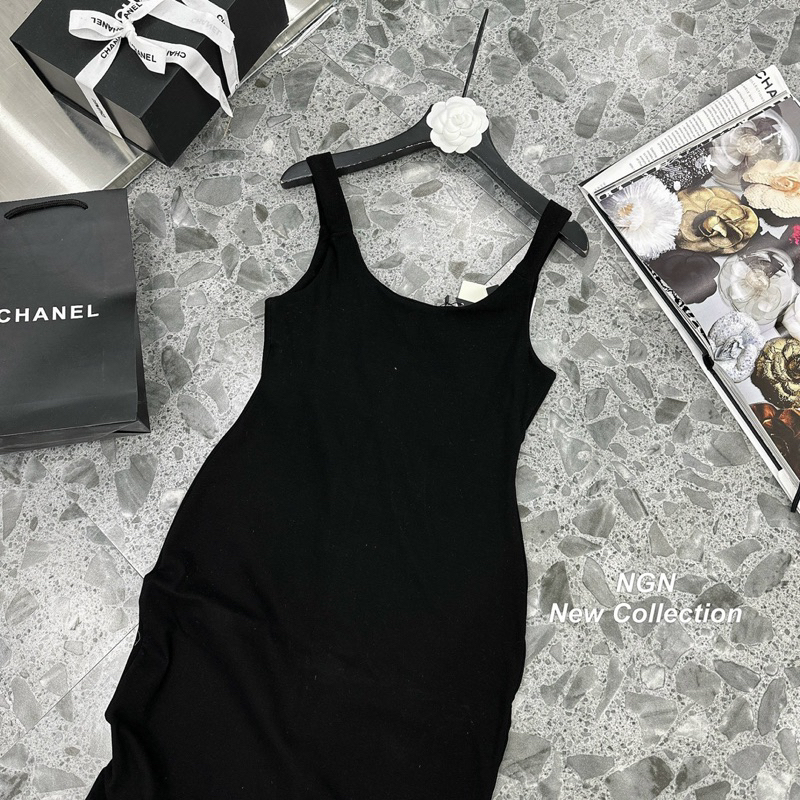 Váy body hai dây dáng dài new