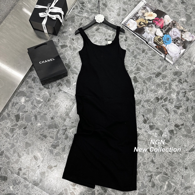 Váy body hai dây dáng dài new