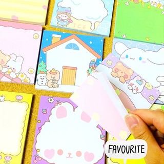 50 tờ giấy note , giấy ghi chú 8x8cm