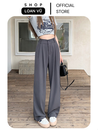 Quần suông cạp chun sau chất goll nhật (không nhăn)