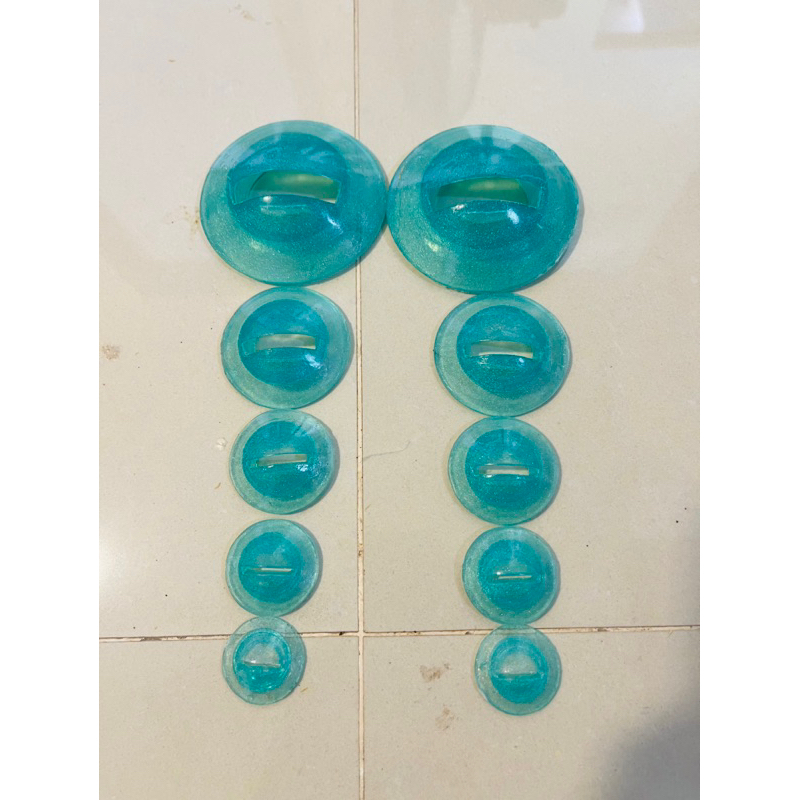 Miệng sáo epoxy  còi D40 5q xanh ngọc