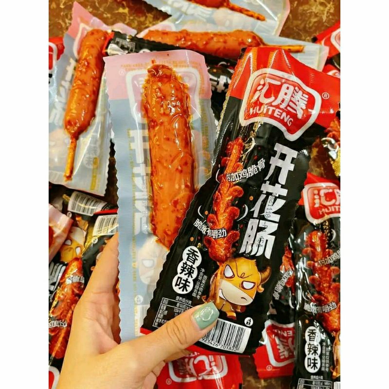 Xúc Xích Xiên Que Nướng BBQ Cay Cay 50g