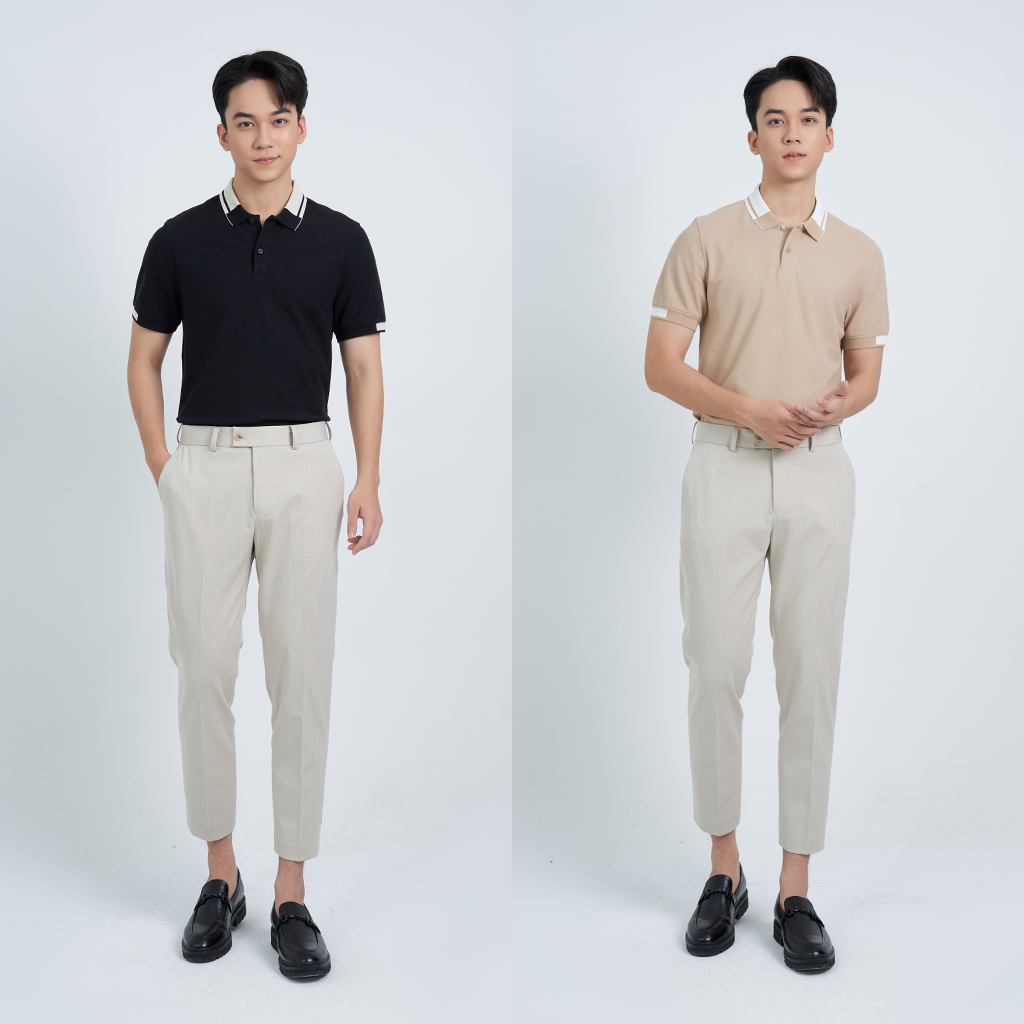 Áo Polo Nam KRIK Cổ Đức Chất Liệu Cotton Cao Cấp Form Fitted Ôm Vừa Vặn PL2021